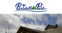 Desktop Screenshot of burdettepark.org